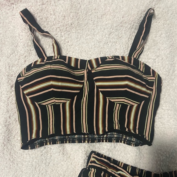 Striped Two Piece Set - Picture 2 of 5